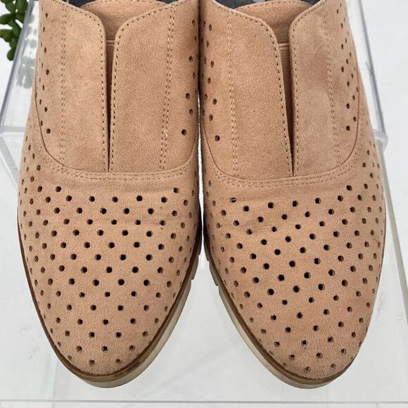 Dr Scholls Be Free Improved Perforated Comfort Loafers Beige‎ Slip-On Size 7 - Picture 7 of 10